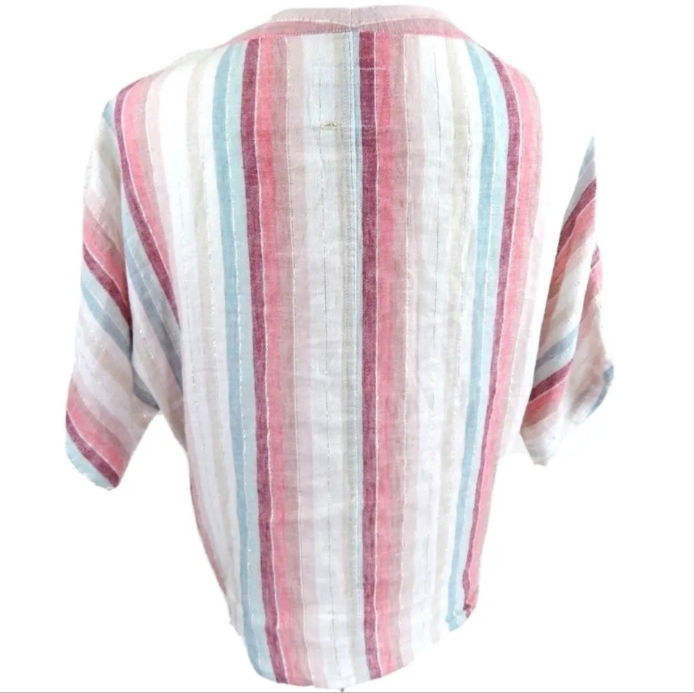 Rails Thea Tie Front Top Tropic Stripe - Picture 4 of 4